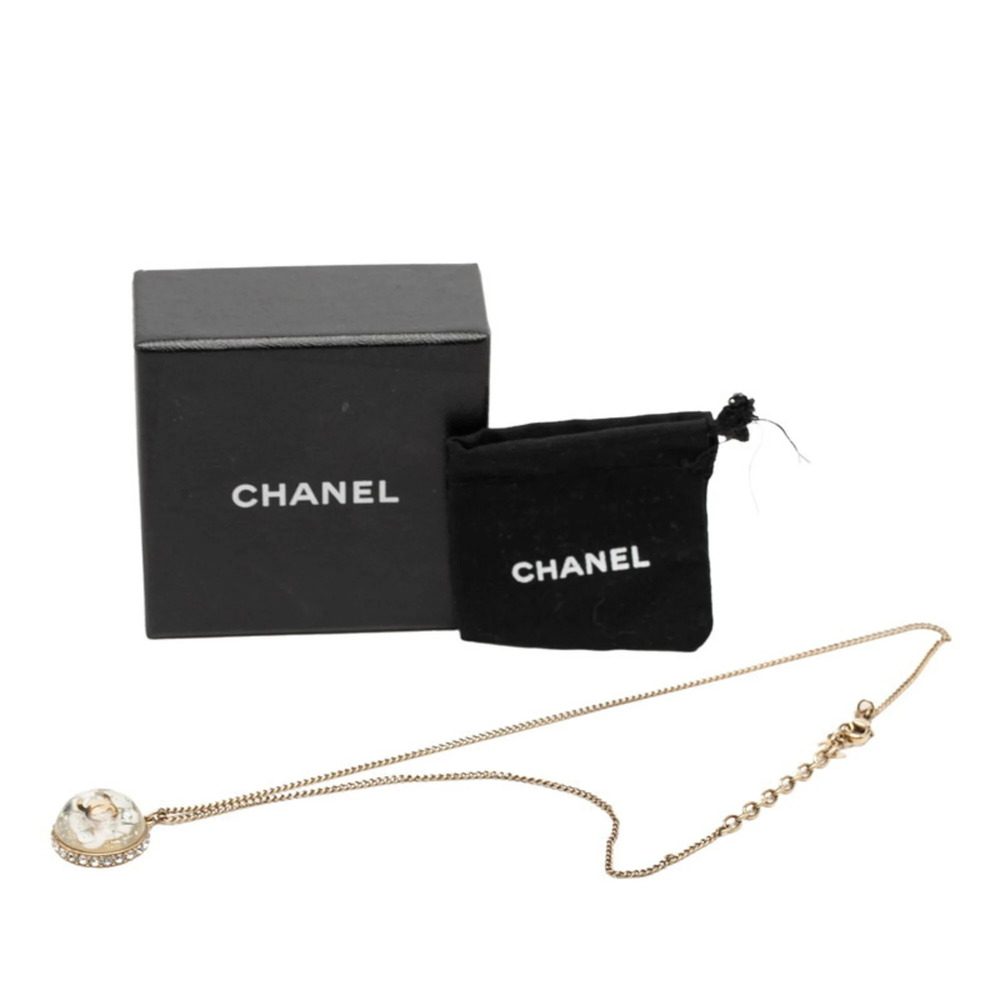CHANEL Authentic Gold Logo Necklace - Picture 6 of 6
